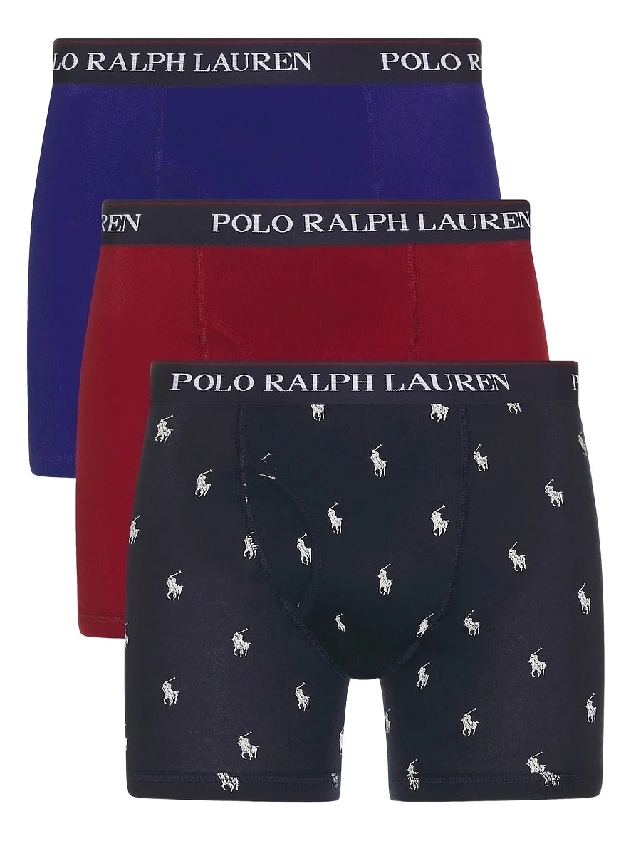 Classic Fit Cotton Boxer Briefs 3 Pack