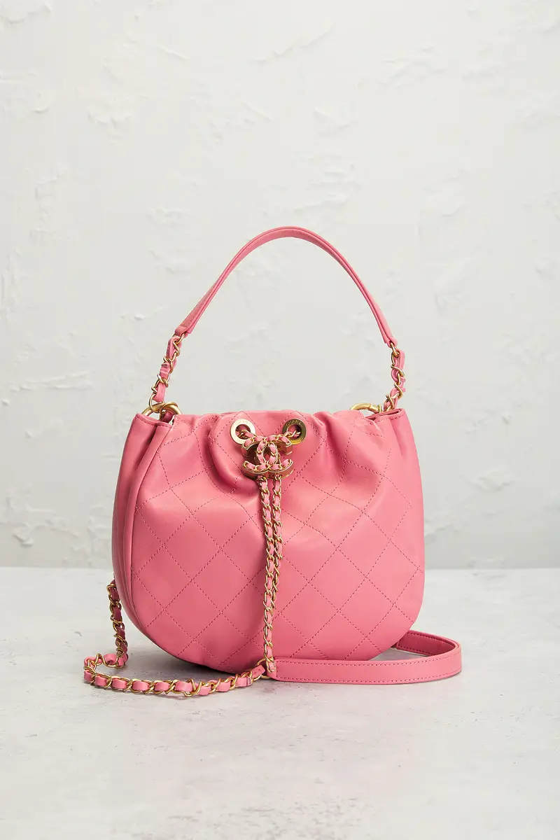 Chanel Chanel Calfskin Drawstring Bucket Bag | Thumbnail 2 Chanel Chanel Calfskin Drawstring Bucket Bag | Thumbnail 2