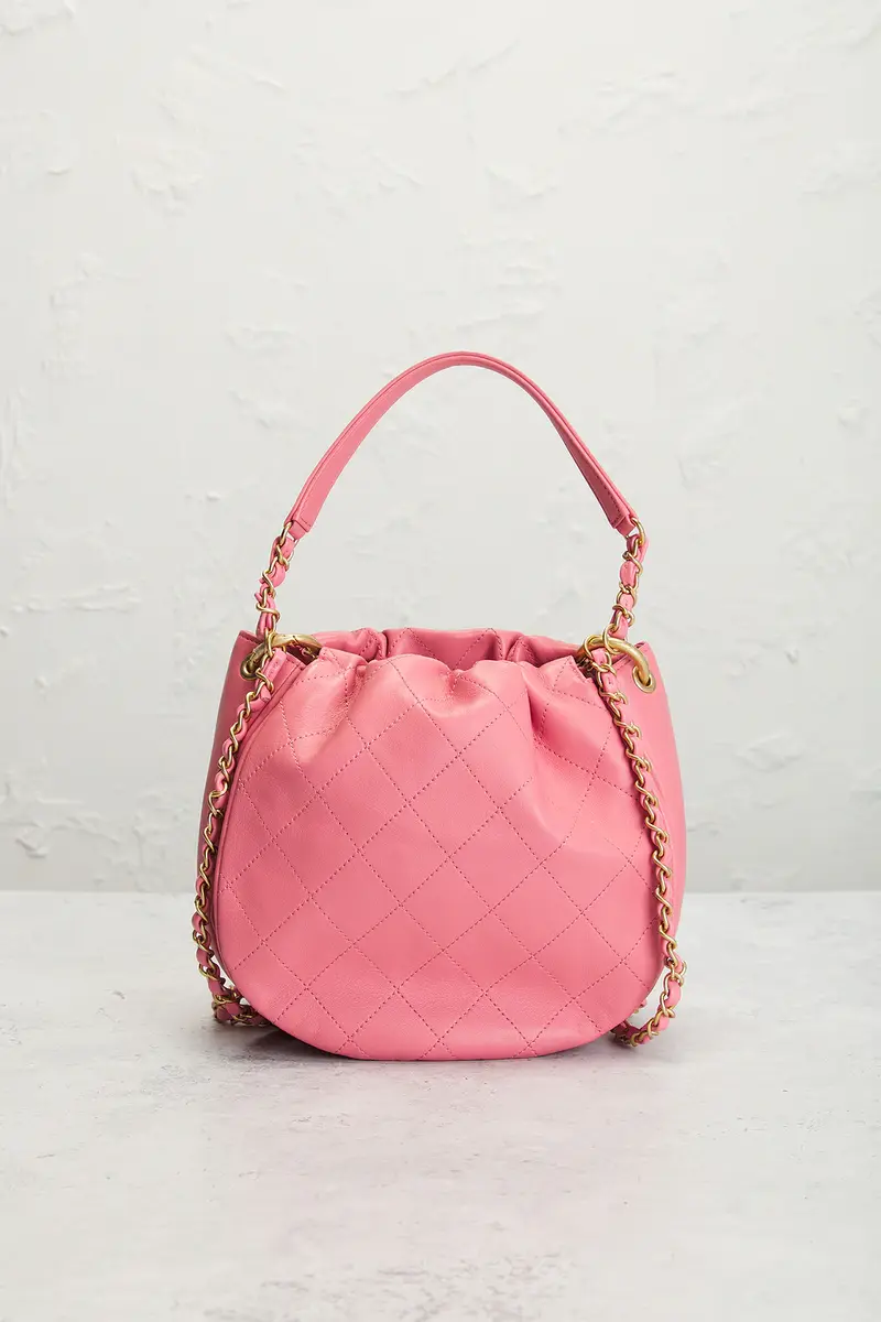 Chanel Chanel Calfskin Drawstring Bucket Bag | Thumbnail 3 Chanel Chanel Calfskin Drawstring Bucket Bag | Thumbnail 3