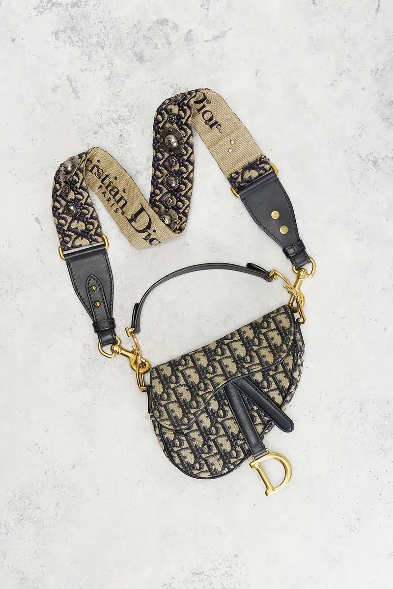 Dior Dior Trotter Oblique Mini Saddle Bag | Thumbnail 2 Dior Dior Trotter Oblique Mini Saddle Bag | Thumbnail 2