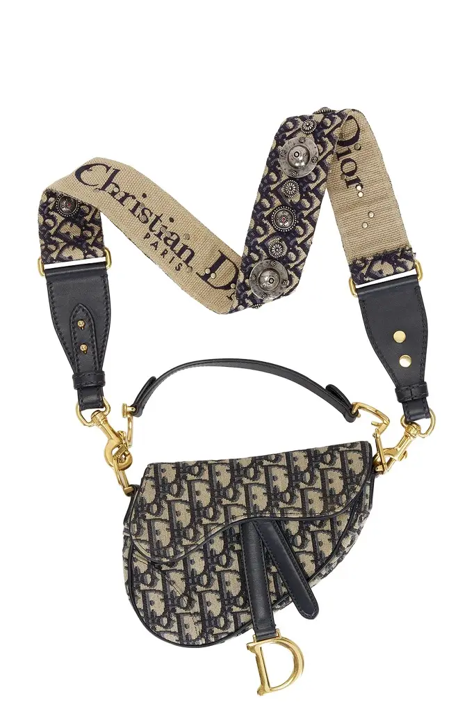 Dior Trotter Oblique Mini Saddle Bag