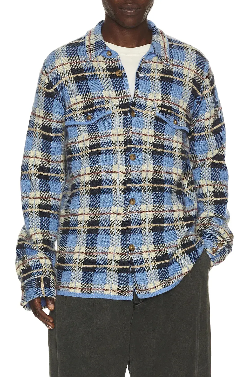 Guest In Residence Plaid Work Shirt