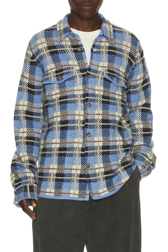 Guest In Residence Plaid Work Shirt