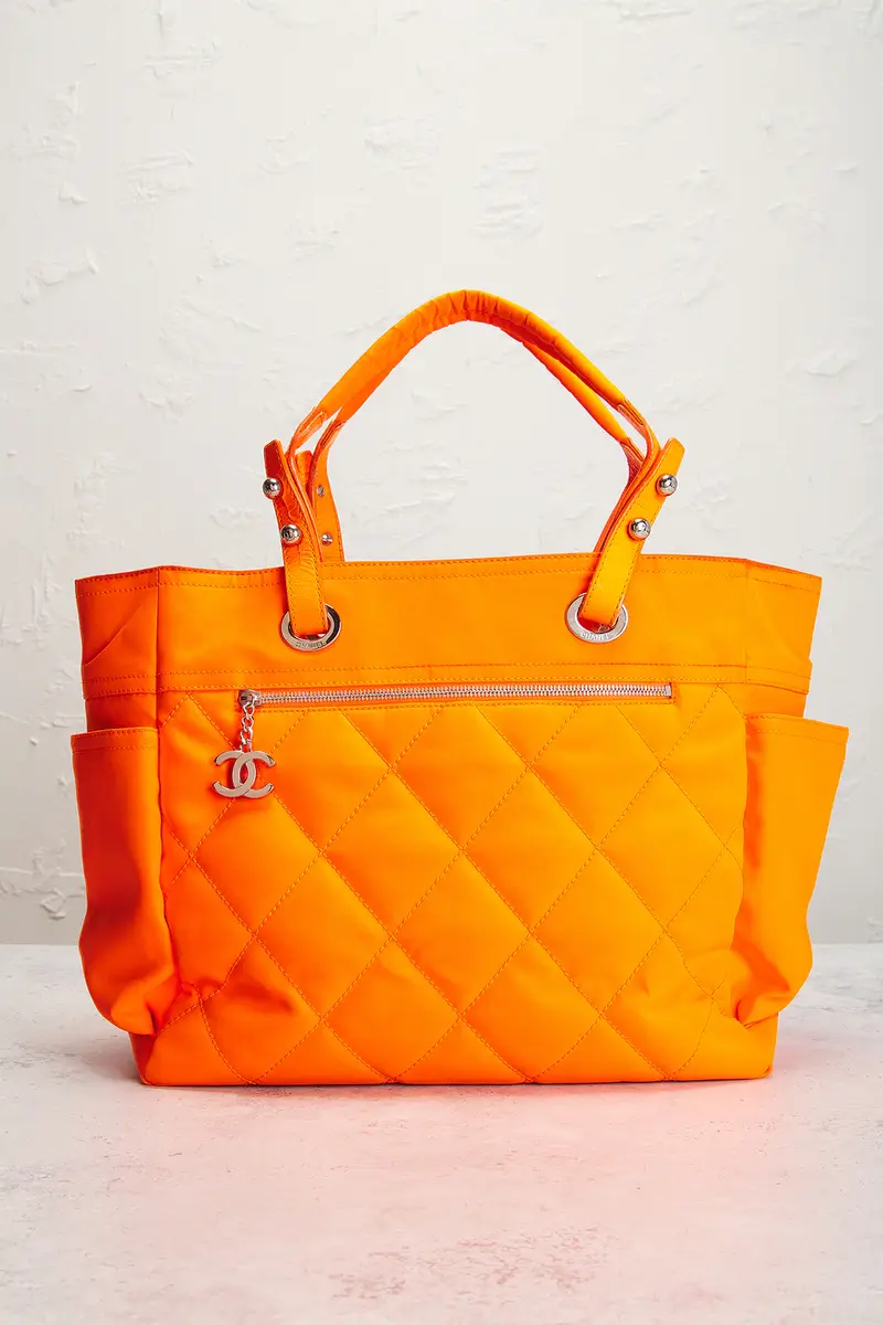Chanel Chanel Nylon Paris-Biarritz Tote Bag | Thumbnail 2 Chanel Chanel Nylon Paris-Biarritz Tote Bag | Thumbnail 2