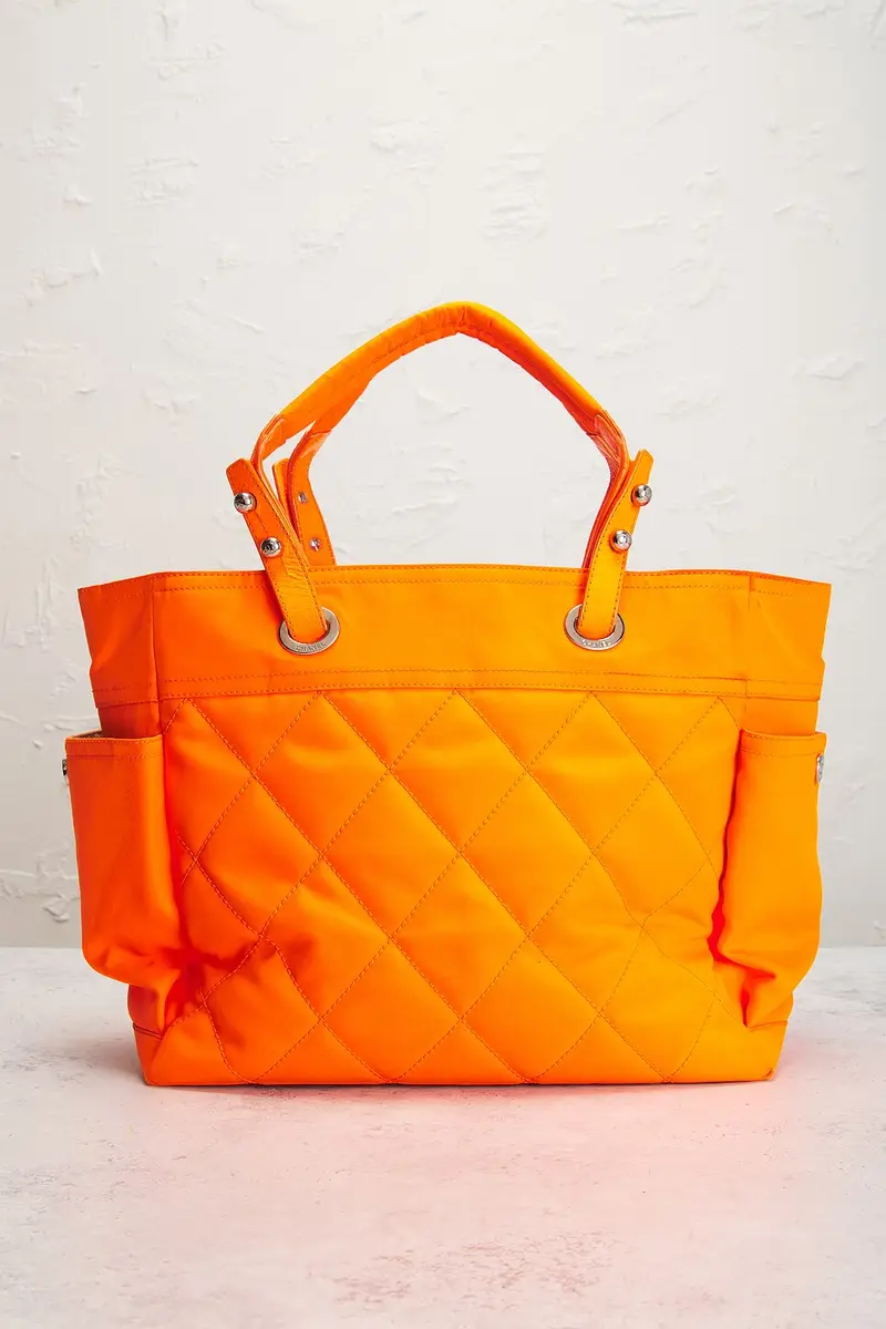 Chanel Chanel Nylon Paris-Biarritz Tote Bag | Thumbnail 3 Chanel Chanel Nylon Paris-Biarritz Tote Bag | Thumbnail 3