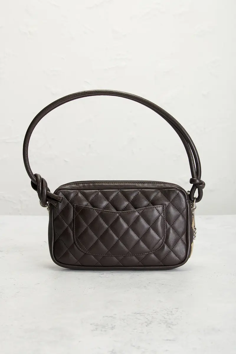 Chanel Chanel Calfskin Cambon Pochette Shoulder Bag | Thumbnail 3