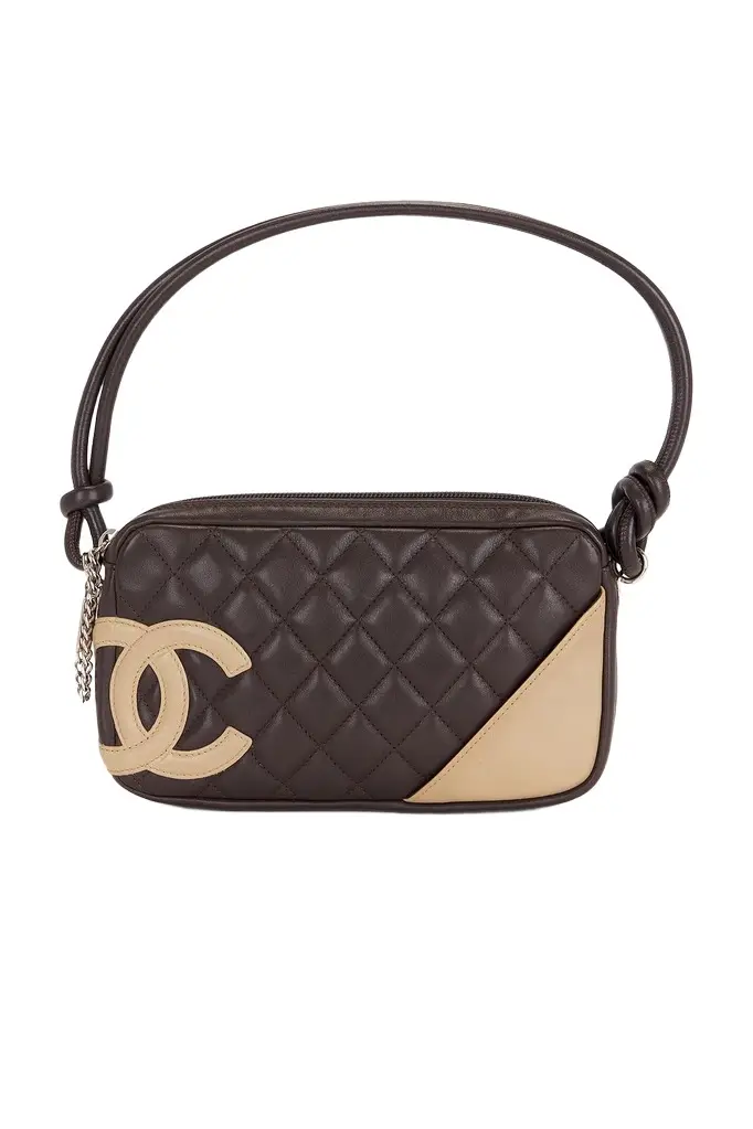 Chanel Chanel Calfskin Cambon Pochette Shoulder Bag