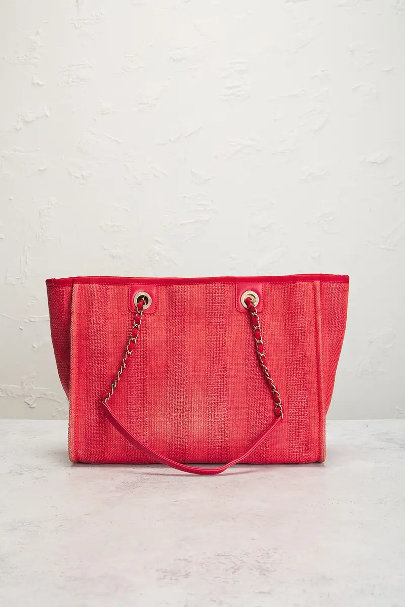 Chanel Chanel Small Deauville Tote Bag | Thumbnail 3