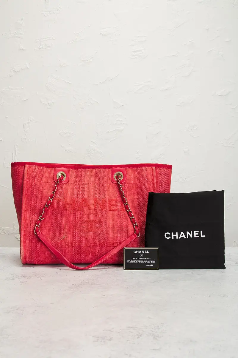 Chanel Chanel Small Deauville Tote Bag | Thumbnail 9