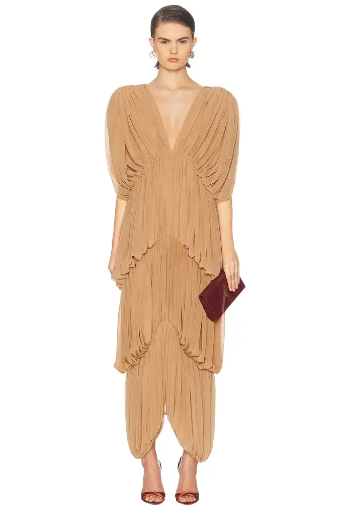 Ronny Kobo Damier Dress