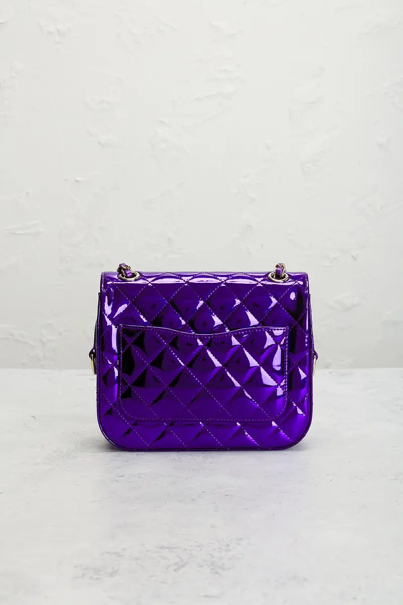 Chanel Chanel Patent Mini Hollywood Boulevard Flap Bag | Thumbnail 3 Chanel Chanel Patent Mini Hollywood Boulevard Flap Bag | Thumbnail 3