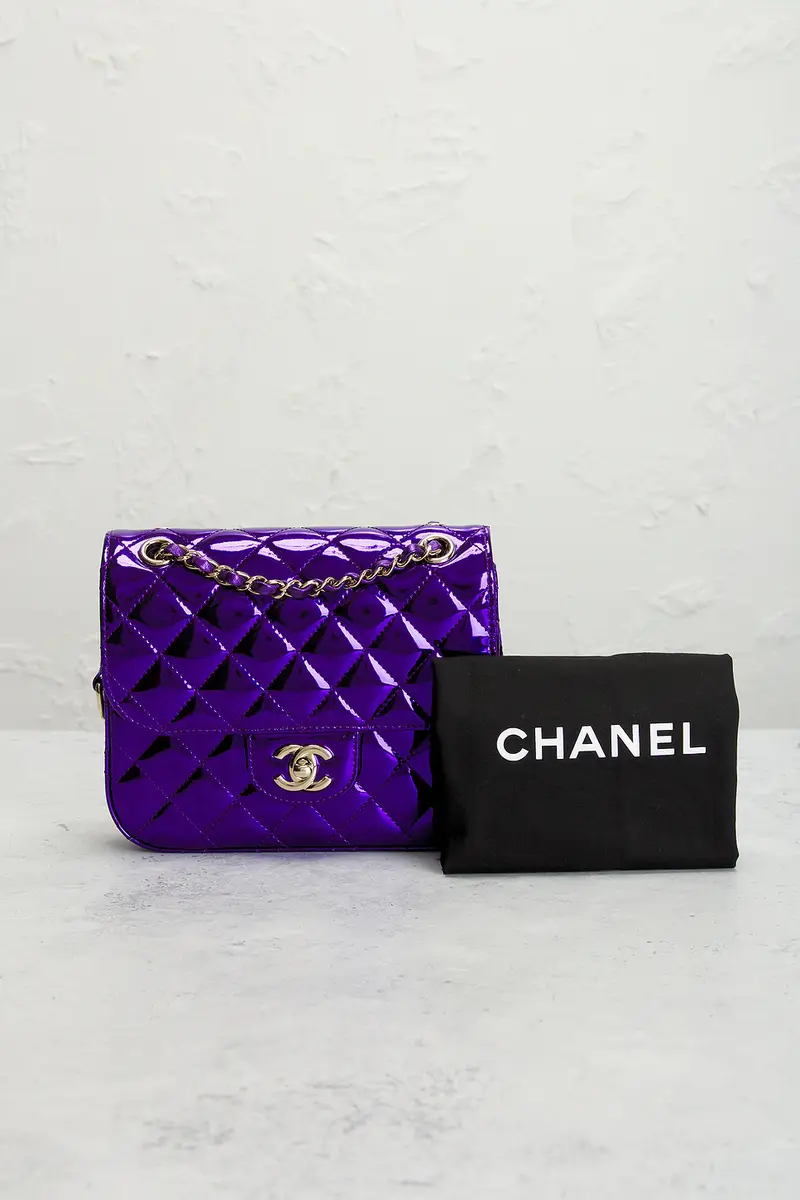 Chanel Chanel Patent Mini Hollywood Boulevard Flap Bag | Thumbnail 10 Chanel Chanel Patent Mini Hollywood Boulevard Flap Bag | Thumbnail 10