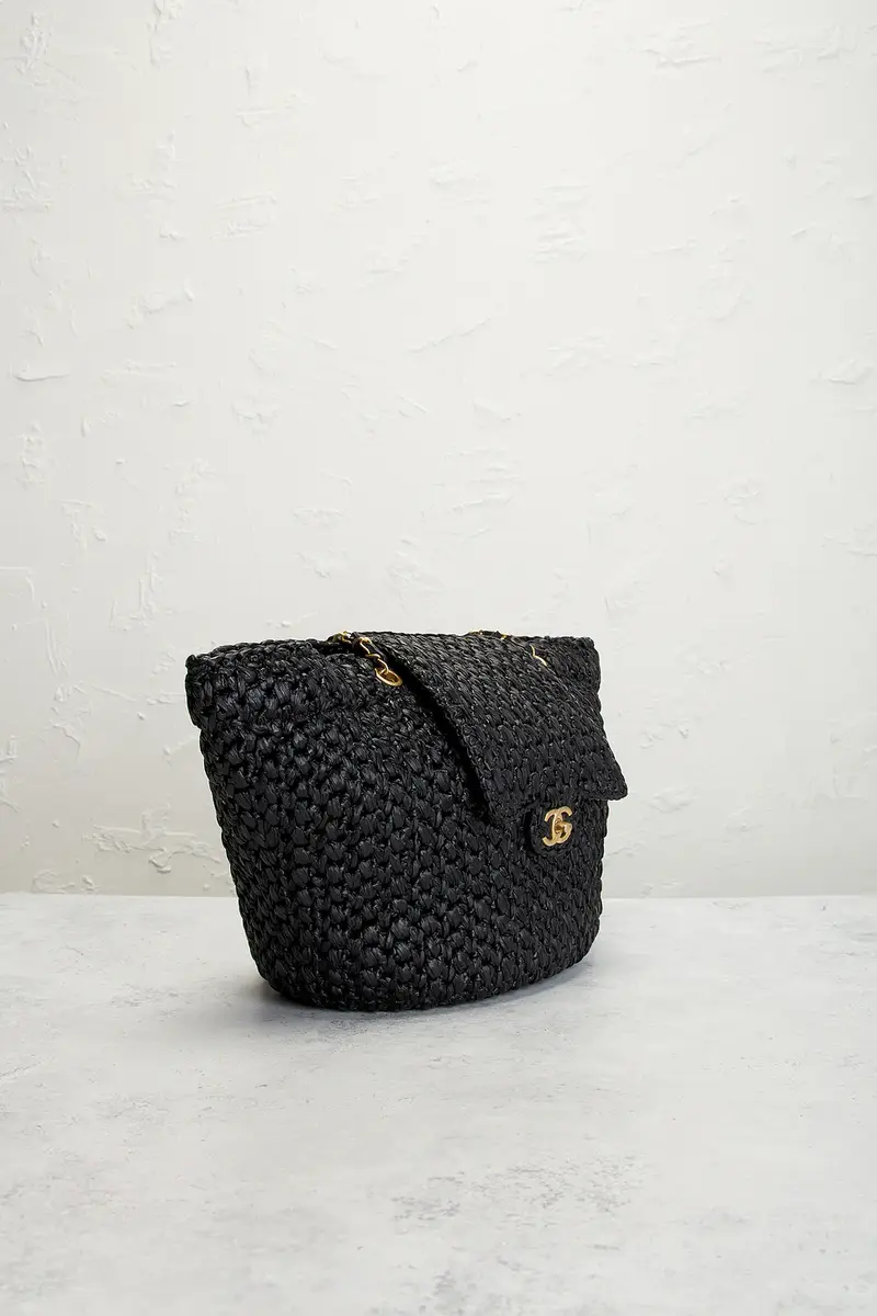 Chanel Chanel Raffia Shopping Tote Bag | Thumbnail 4 Chanel Chanel Raffia Shopping Tote Bag | Thumbnail 4