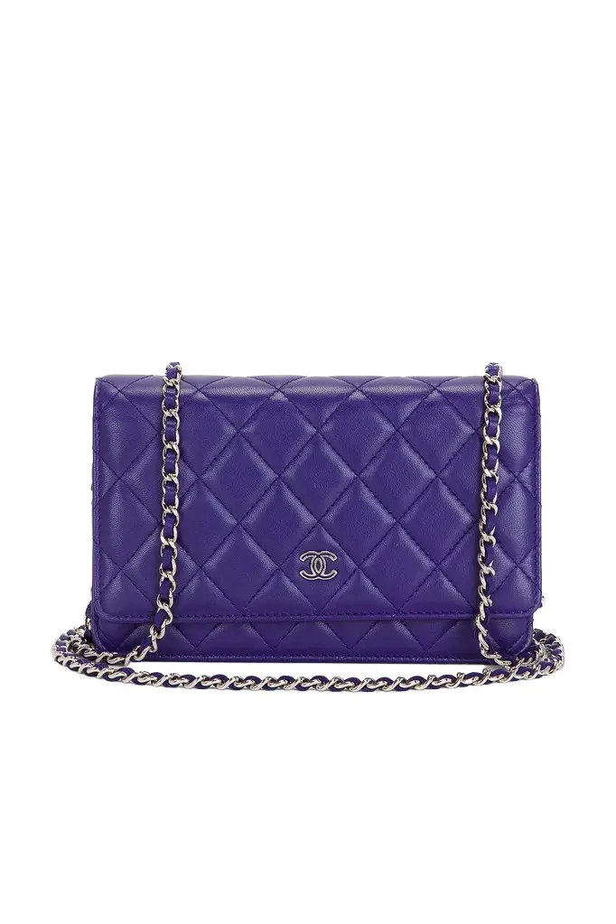 Chanel Lambskin Classic Wallet On Chain
