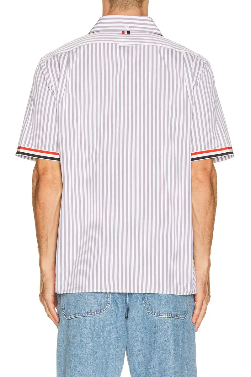 Thom Browne Straight Fit Wide University Shirt | Thumbnail 2 Thom Browne Straight Fit Wide University Shirt | Thumbnail 2