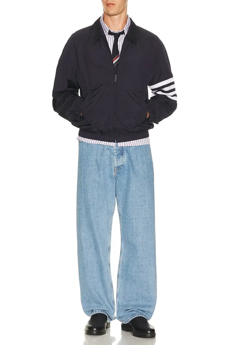 Thom Browne Straight Fit Wide University Shirt | Thumbnail 3 Thom Browne Straight Fit Wide University Shirt | Thumbnail 3