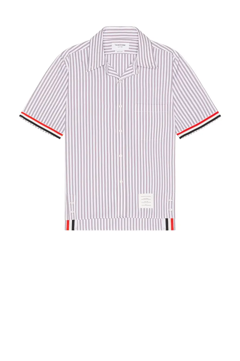 Thom Browne Straight Fit Wide University Shirt | Thumbnail 4 Thom Browne Straight Fit Wide University Shirt | Thumbnail 4