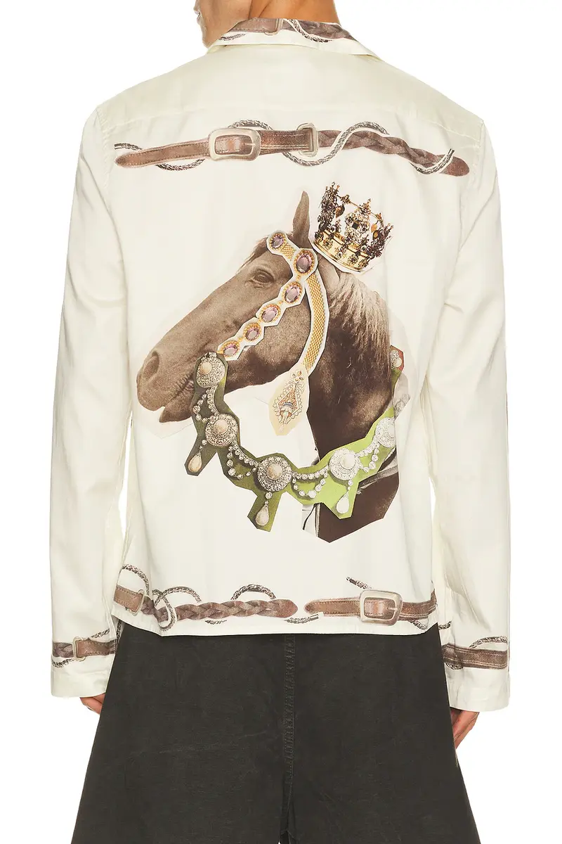 Acne Studios Samiro Ls Horse And Belts Cotton Satin | Thumbnail 2 Acne Studios Samiro Ls Horse And Belts Cotton Satin | Thumbnail 2