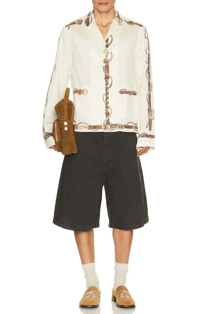 Acne Studios Samiro Ls Horse And Belts Cotton Satin | Thumbnail 3 Acne Studios Samiro Ls Horse And Belts Cotton Satin | Thumbnail 3
