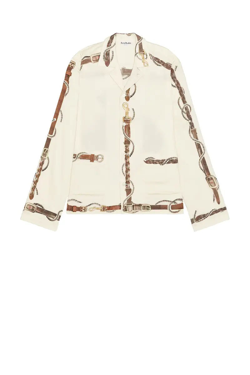 Acne Studios Samiro Ls Horse And Belts Cotton Satin | Thumbnail 4 Acne Studios Samiro Ls Horse And Belts Cotton Satin | Thumbnail 4