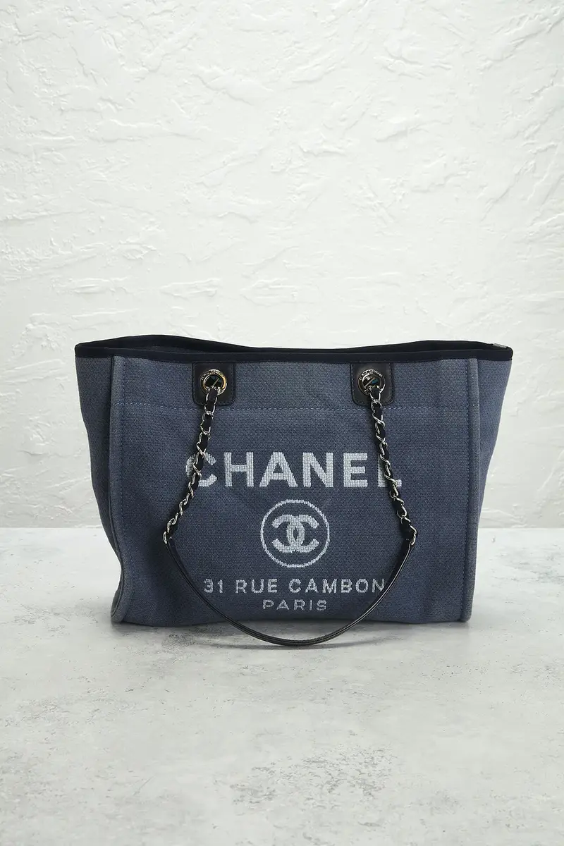Chanel Chanel Small Deauville Tote Bag | Thumbnail 2 Chanel Chanel Small Deauville Tote Bag | Thumbnail 2