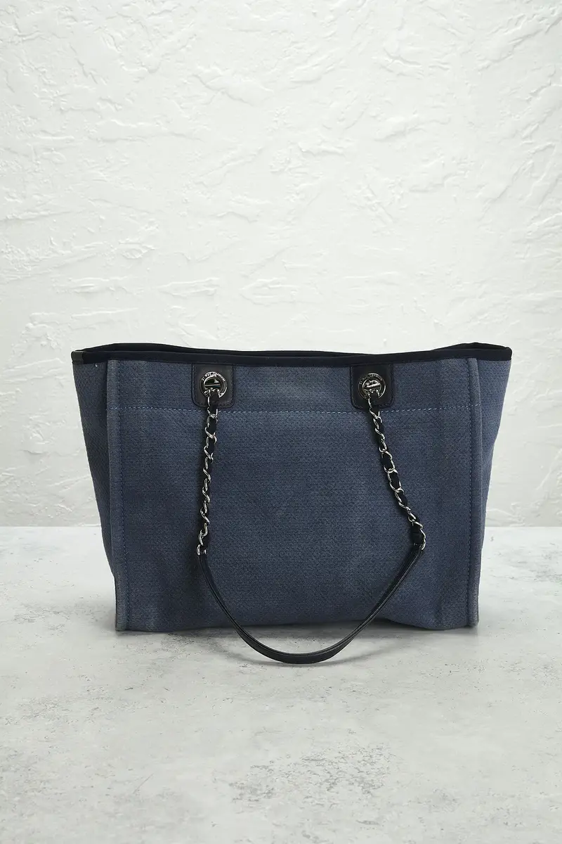Chanel Chanel Small Deauville Tote Bag | Thumbnail 3 Chanel Chanel Small Deauville Tote Bag | Thumbnail 3