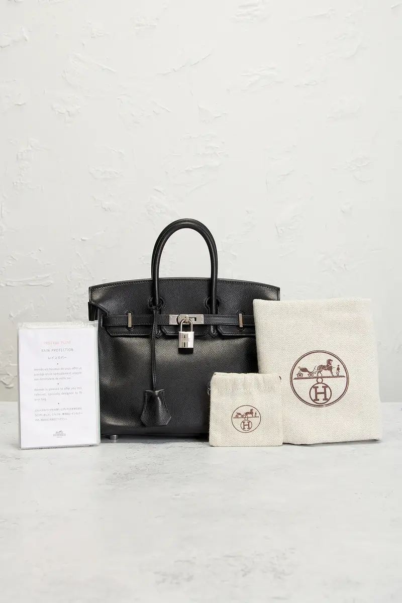 HERMÈS Hermes Evergrain Birkin 25 Handbag | Thumbnail 10 HERMÈS Hermes Evergrain Birkin 25 Handbag | Thumbnail 10