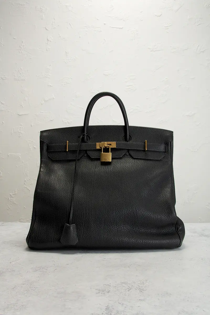 HERMÈS Hermes Fjord Haut A Courroies Birkin 45 Handbag | Thumbnail 2 HERMÈS Hermes Fjord Haut A Courroies Birkin 45 Handbag | Thumbnail 2
