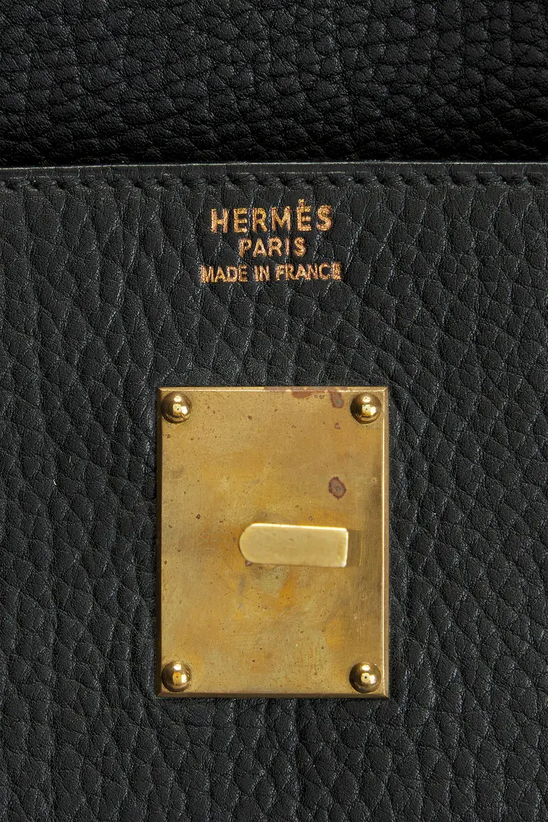 HERMÈS Hermes Fjord Haut A Courroies Birkin 45 Handbag | Thumbnail 5 HERMÈS Hermes Fjord Haut A Courroies Birkin 45 Handbag | Thumbnail 5