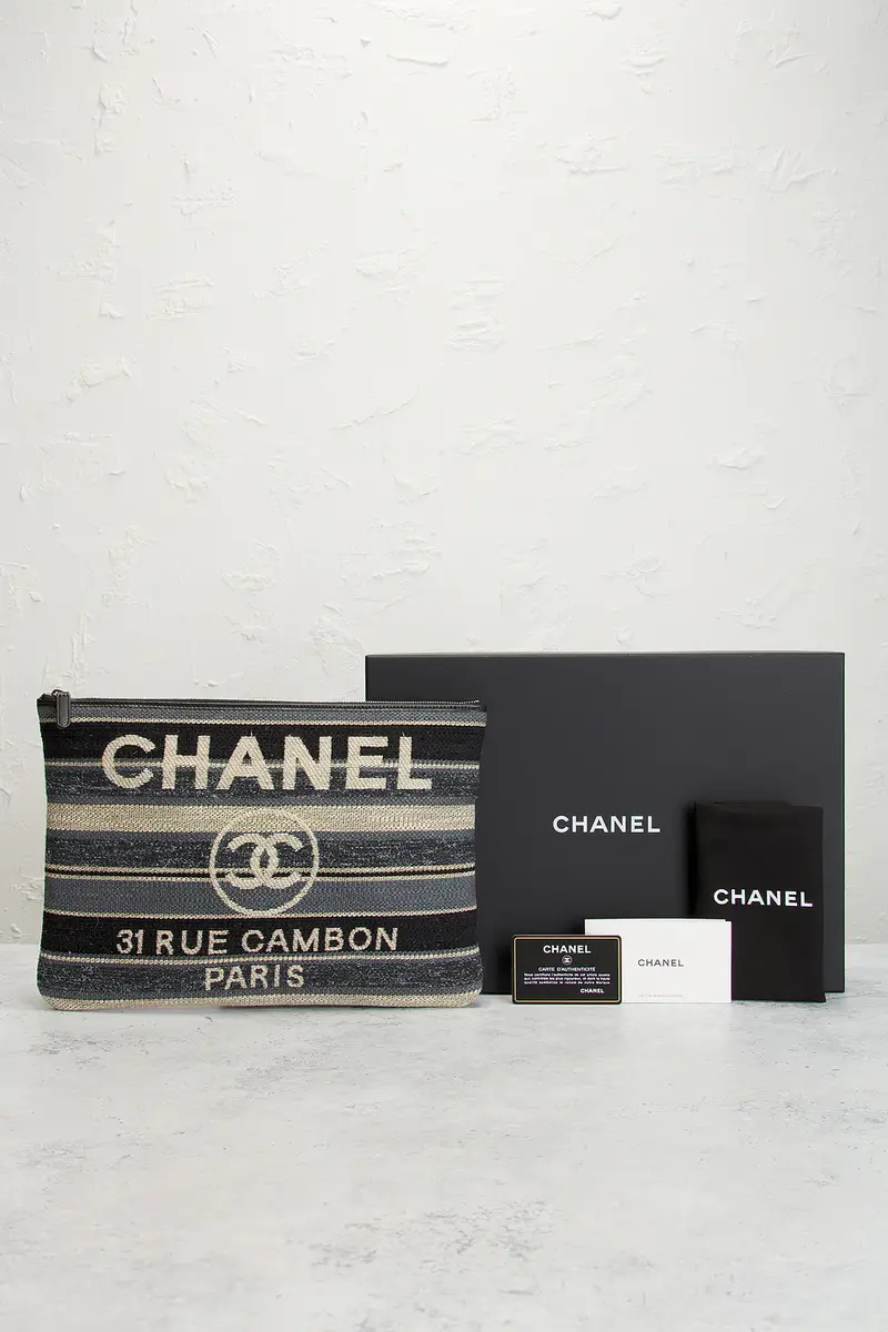 Chanel Chanel Deauville Clutch | Thumbnail 9