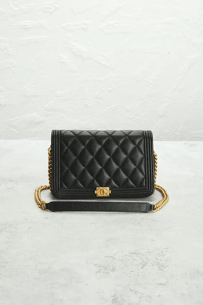 Chanel Chanel Caviar Boy Wallet On Chain | Thumbnail 2 Chanel Chanel Caviar Boy Wallet On Chain | Thumbnail 2