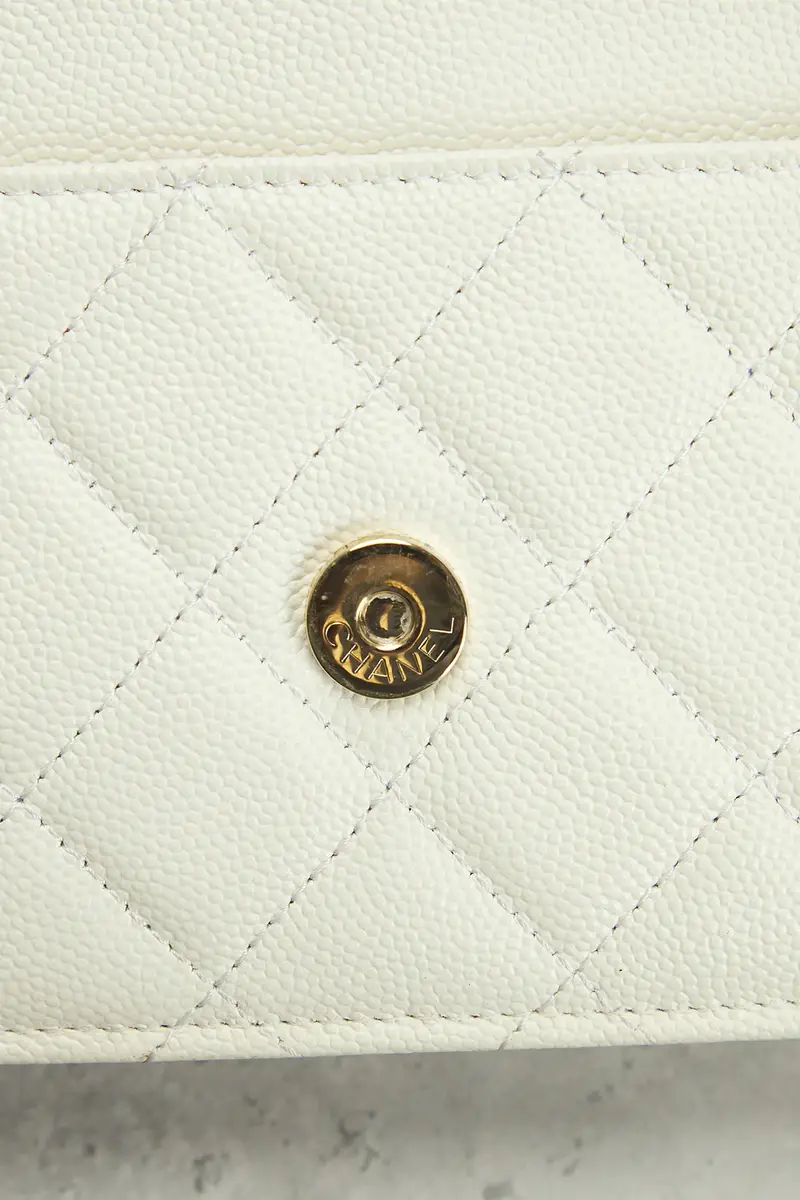 Chanel Chanel Caviar Classic Wallet On Chain | Thumbnail 7