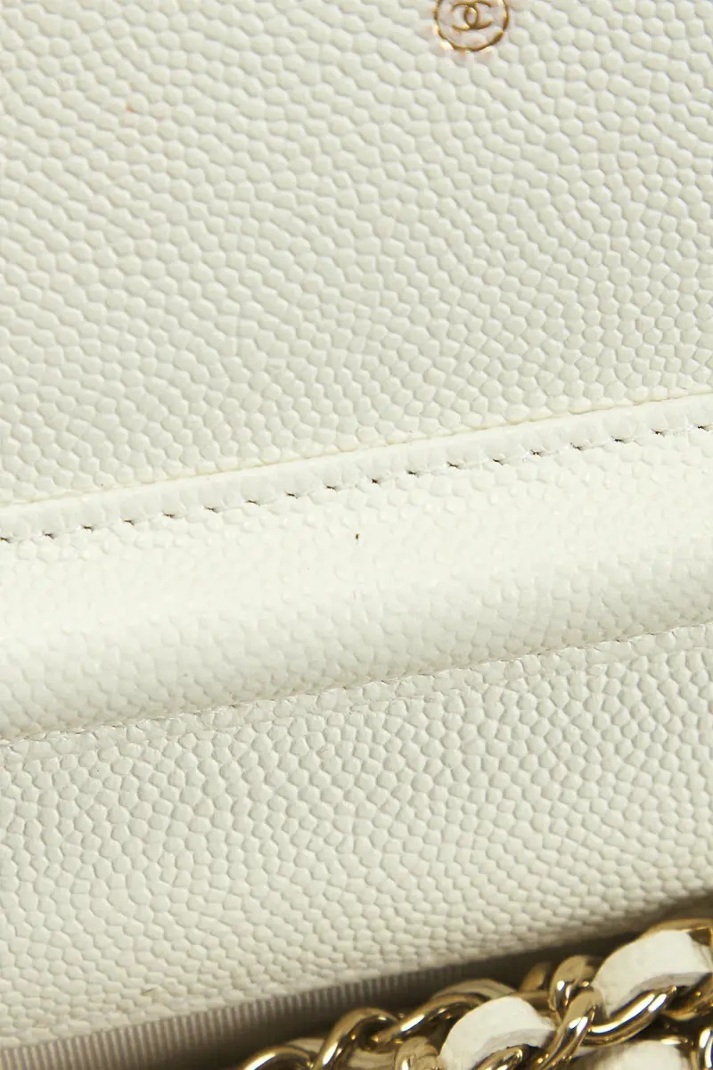 Chanel Chanel Caviar Classic Wallet On Chain | Thumbnail 8
