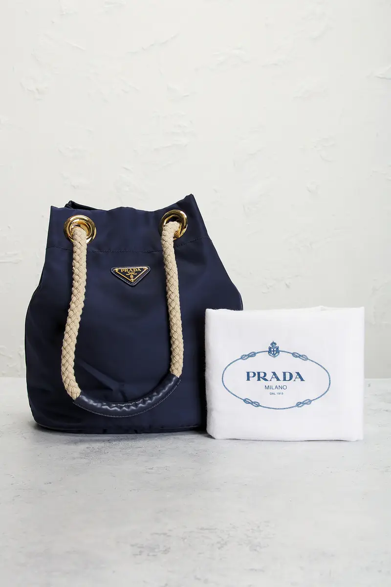 Prada Prada Mariner Re-Edition Bucket Tote Bag | Thumbnail 9 Prada Prada Mariner Re-Edition Bucket Tote Bag | Thumbnail 9