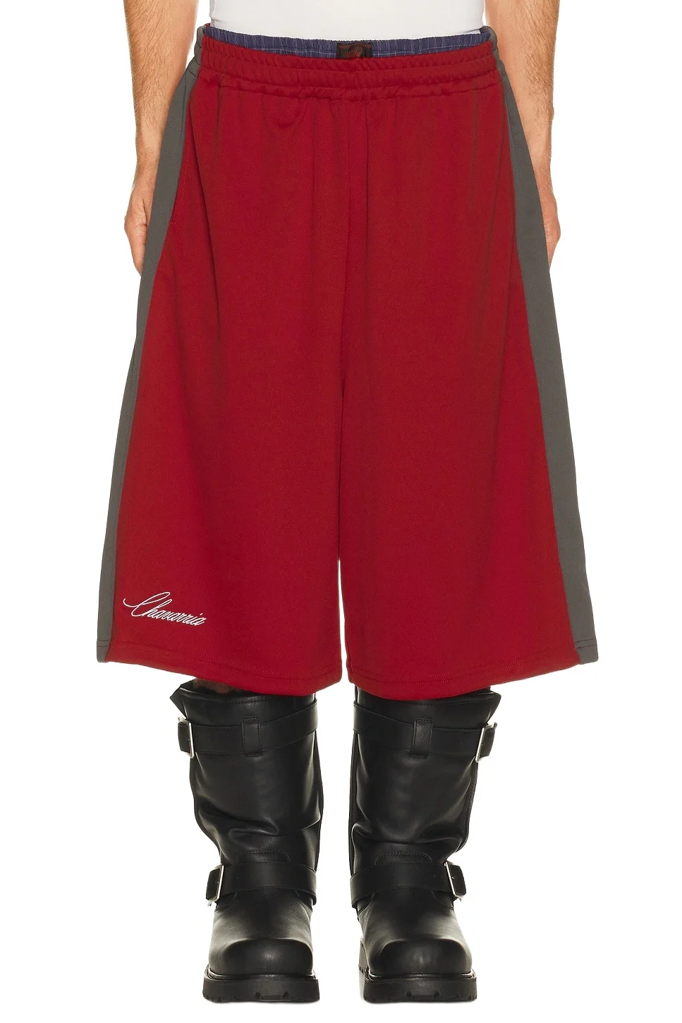 Willy Chavarria Oversized Exposed Basketball Short