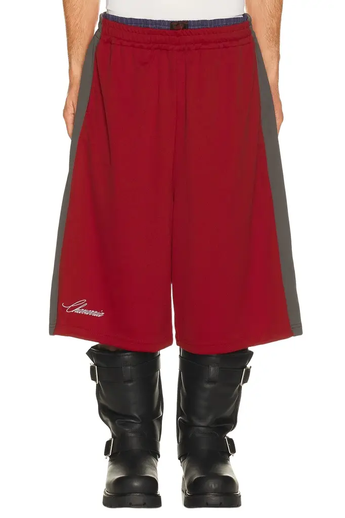 Willy Chavarria Oversized Exposed Basketball Short
