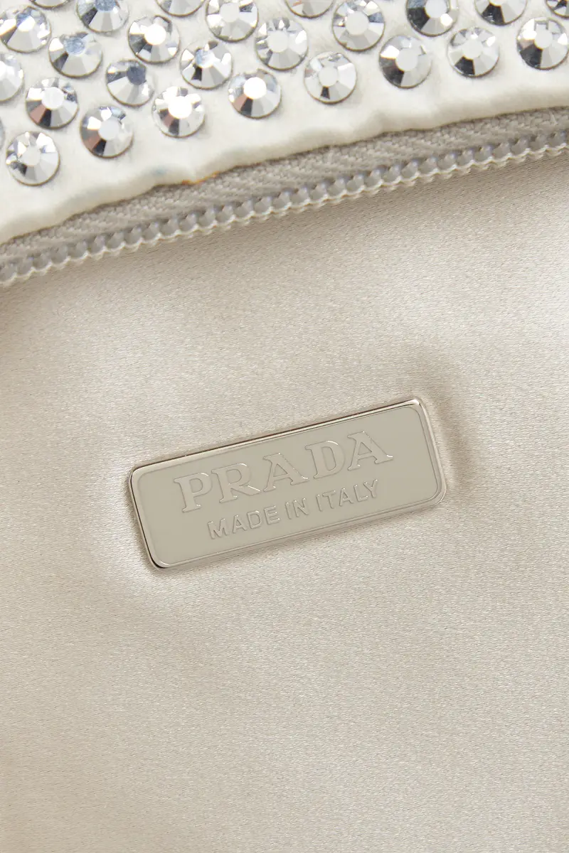 Prada Prada Satin Crystal Embellished Re-Edition 2000 Shoulder Bag | Thumbnail 5 Prada Prada Satin Crystal Embellished Re-Edition 2000 Shoulder Bag | Thumbnail 5