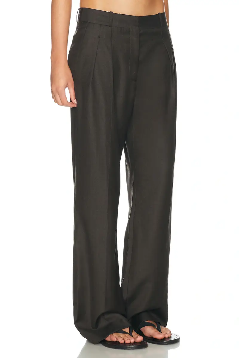 Loulou de Saison Sbiru Pleated Tailored Pant | Thumbnail 2 Loulou de Saison Sbiru Pleated Tailored Pant | Thumbnail 2