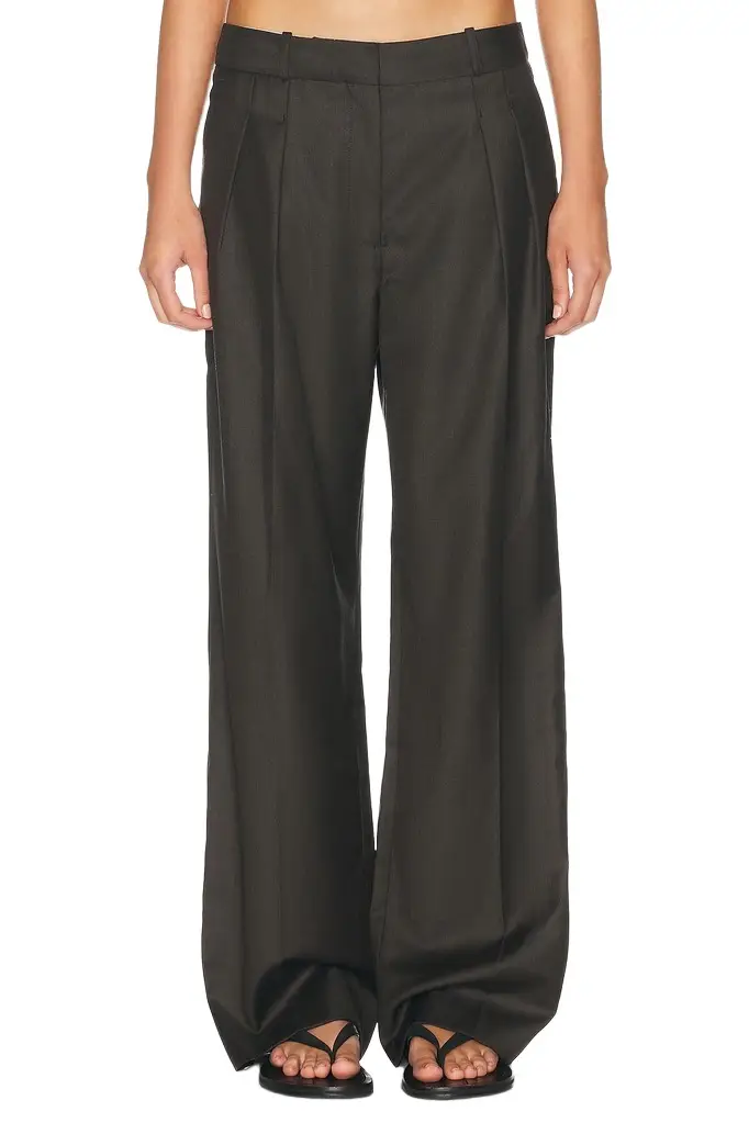 Loulou de Saison Sbiru Pleated Tailored Pant
