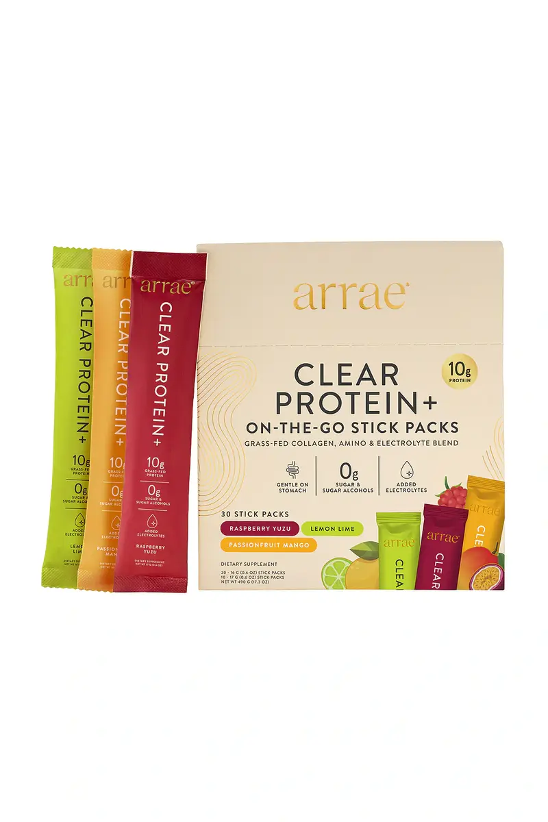 Arrae Clear Protein+ Dairy Free Protein & Electrolyte Blend Variety Pack | Thumbnail 2 Arrae Clear Protein+ Dairy Free Protein & Electrolyte Blend Variety Pack | Thumbnail 2
