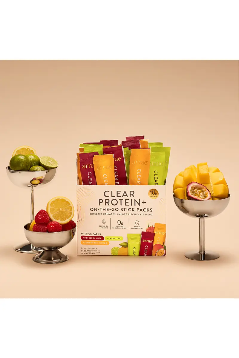 Arrae Clear Protein+ Dairy Free Protein & Electrolyte Blend Variety Pack | Thumbnail 5 Arrae Clear Protein+ Dairy Free Protein & Electrolyte Blend Variety Pack | Thumbnail 5