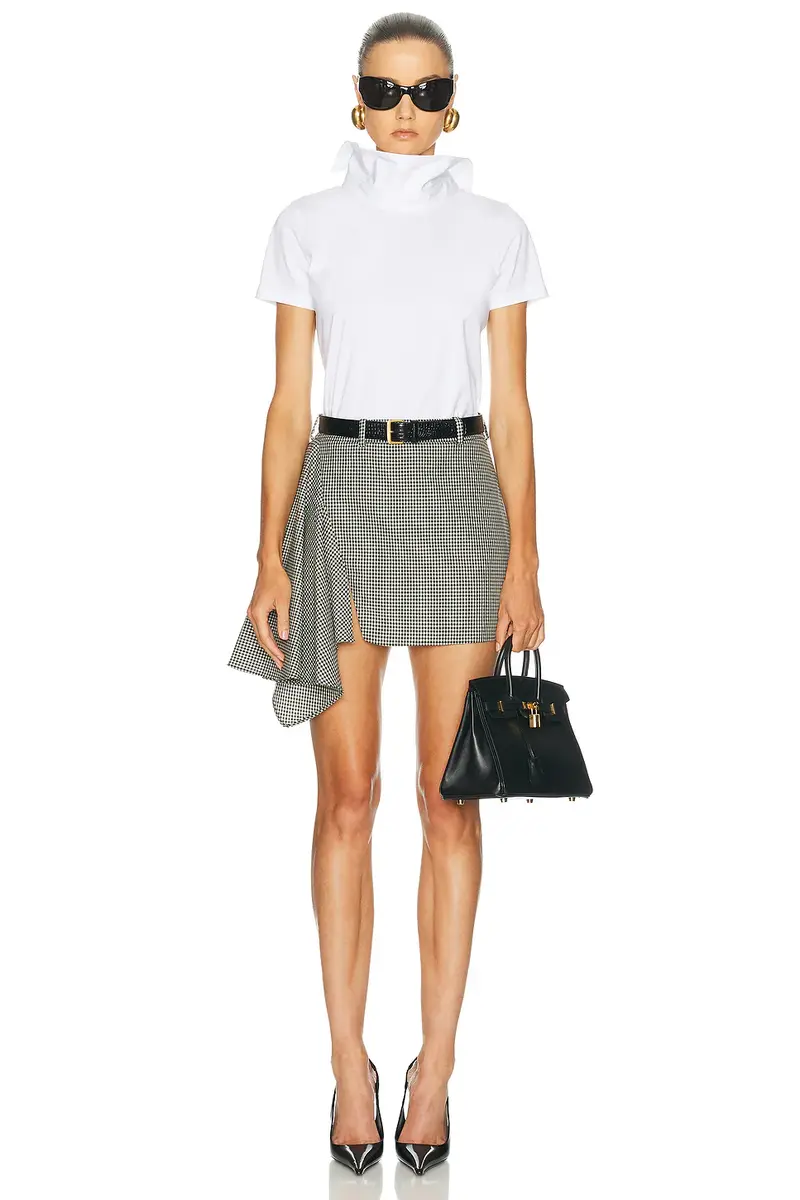 Givenchy High Collar Popeline T-Shirt | Thumbnail 4 Givenchy High Collar Popeline T-Shirt | Thumbnail 4
