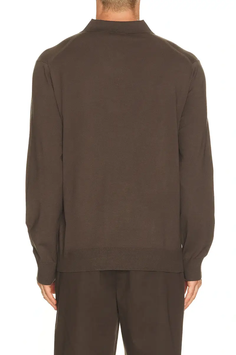Theory Goris Polo Long Sleeve | Thumbnail 2 Theory Goris Polo Long Sleeve | Thumbnail 2