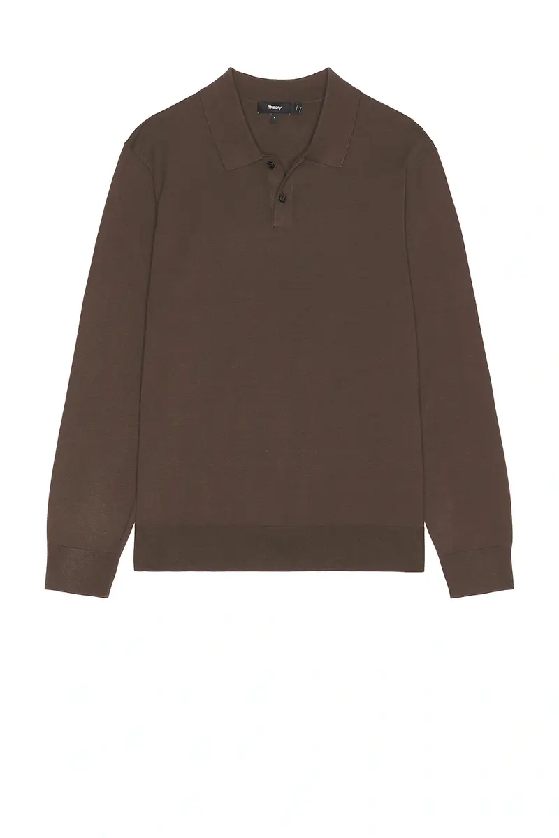 Theory Goris Polo Long Sleeve | Thumbnail 4 Theory Goris Polo Long Sleeve | Thumbnail 4