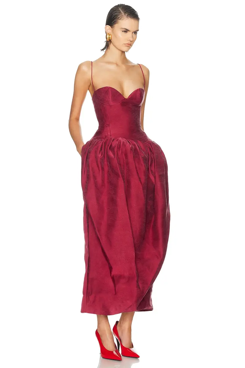 Magda Butrym Tank Midi Dress | Thumbnail 2 Magda Butrym Tank Midi Dress | Thumbnail 2