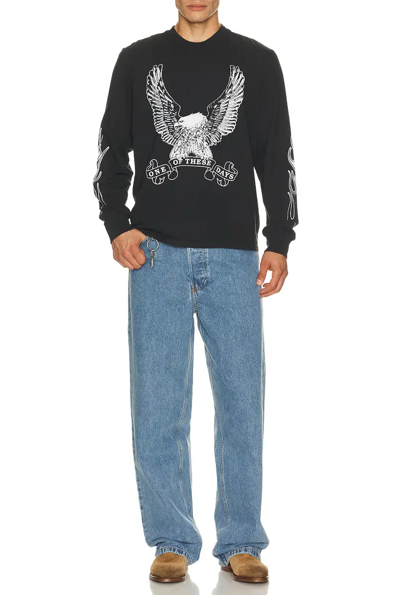 ONE OF THESE DAYS An American Original Long Sleeve Tee Shirt | Thumbnail 4 ONE OF THESE DAYS An American Original Long Sleeve Tee Shirt | Thumbnail 4