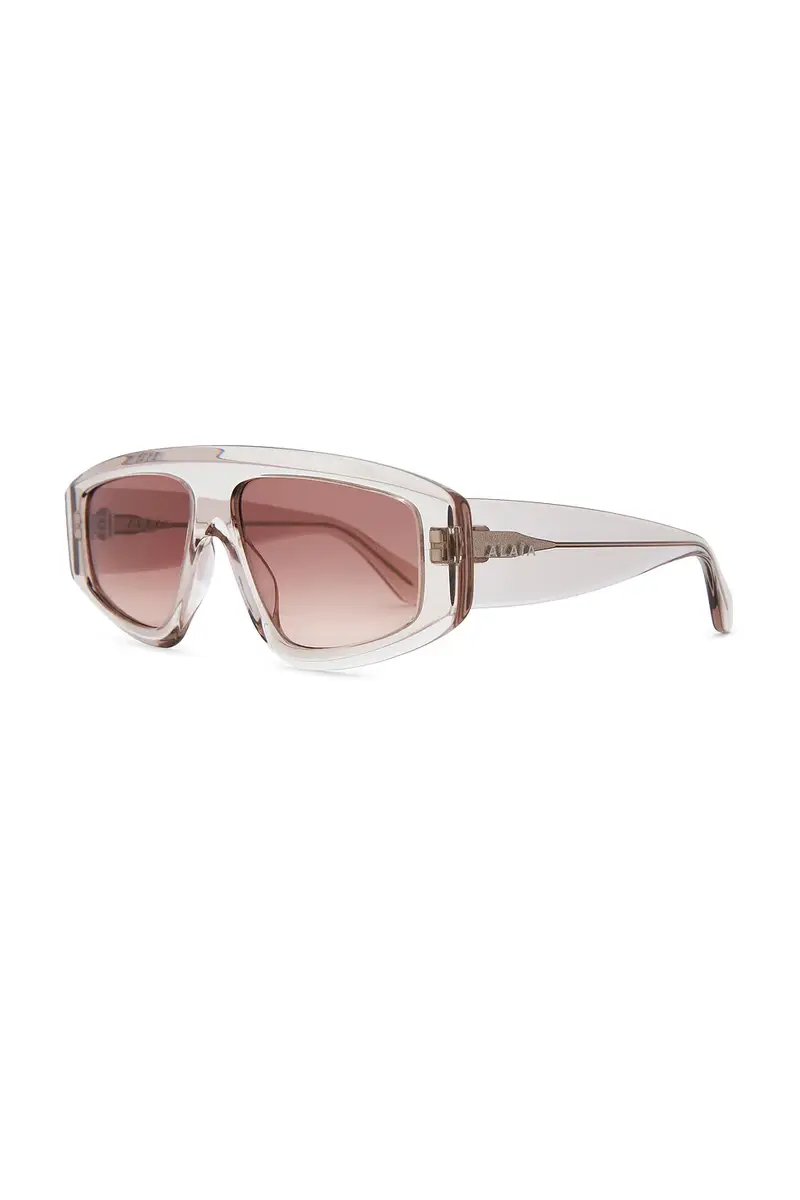Alaïa Lettering Logo Rectangular Sunglasses | Thumbnail 2 Alaïa Lettering Logo Rectangular Sunglasses | Thumbnail 2