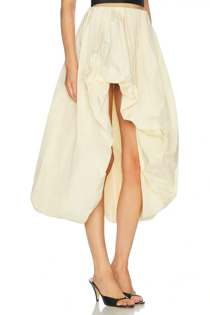 Jil Sander Asymmetrical Draped Midi Skirt | Thumbnail 2 Jil Sander Asymmetrical Draped Midi Skirt | Thumbnail 2