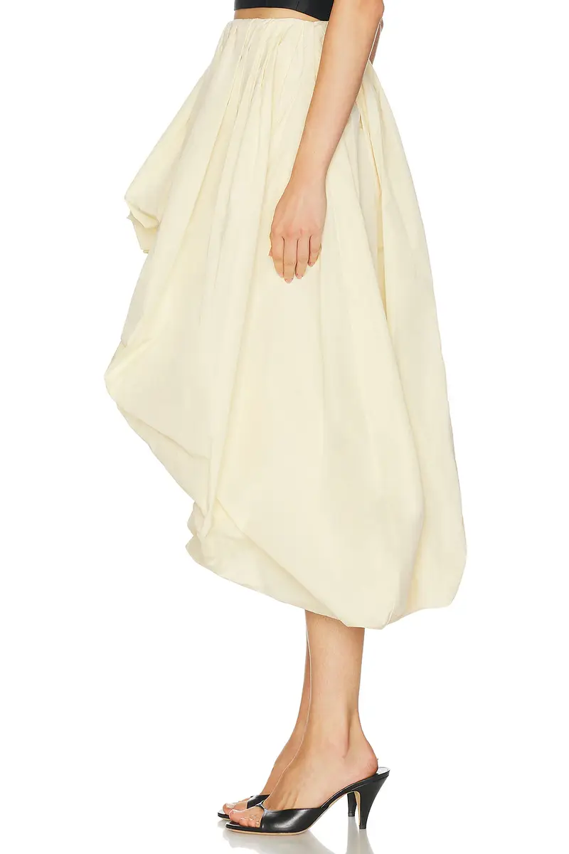 Jil Sander Asymmetrical Draped Midi Skirt | Thumbnail 3 Jil Sander Asymmetrical Draped Midi Skirt | Thumbnail 3