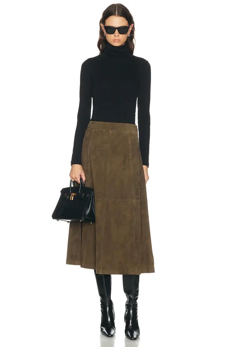 Jenni Kayne Suede Wolfe Skirt | Thumbnail 5 Jenni Kayne Suede Wolfe Skirt | Thumbnail 5